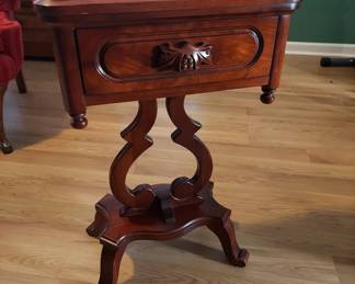 Solid Cherry Night Stand, Davis Cabinet Co. Nashville Lillian Russell Collection, 17"W, 14"D, 28"T