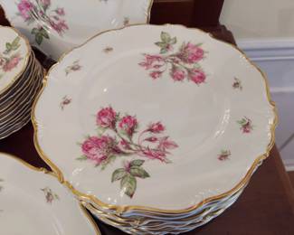 China Set, Edelstein, Bavaria Moss Rose, Germany