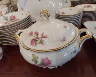 China Set, Edelstein, Bavaria Moss Rose, Germany