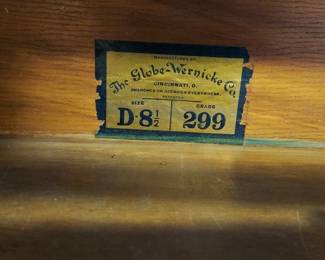 Section, Oak. Antique Globe Wernicke Barrister Bookcase 4 Section, Oak 34" W, 12" D, 56" H,