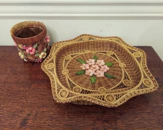 Long Pine Needle Basket