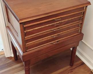 Antique Spool Cabinet