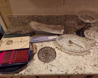 Silver Plate Serving Lot