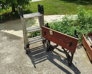 Folding Ladder and Workmate