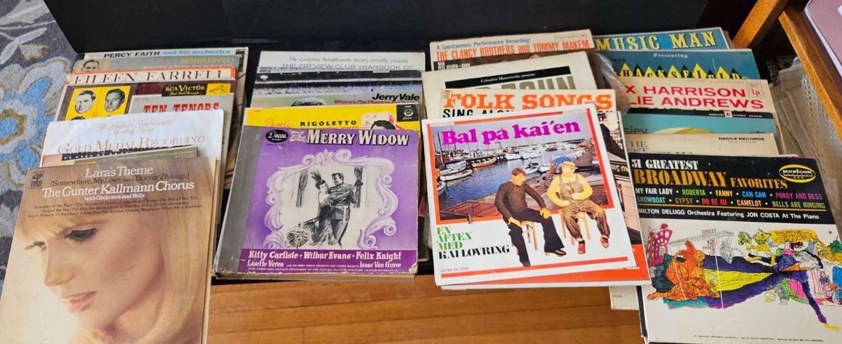 001 Eclectic Lot of Vinyl Records