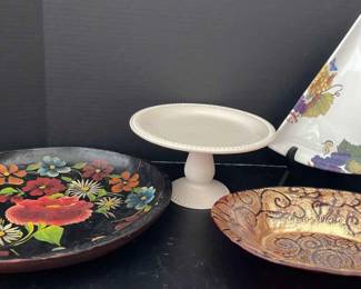 Decorative Bowls, Plate Cake Plate