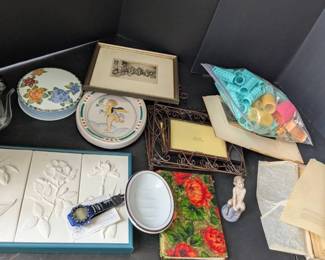 Eclectic Vintage Decorative Lot Home Decor, Art, and Collectibles