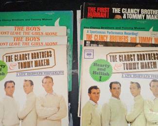 Clancy Brothers Tommy Makem Record Lot Irish Folk Vinyl