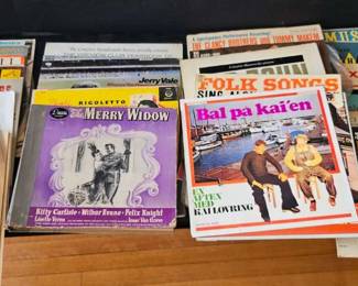 001 Eclectic Lot of Vinyl Records