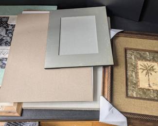 Assorted Picture Frame Mat Lot Mixed Styles and Sizes