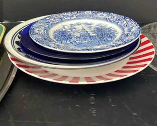 Assorted Platters And Plates