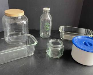 Vintage PYREX TUPPERWARE and Collectible Jars