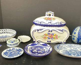 Blue White Ceramics From All Over The World