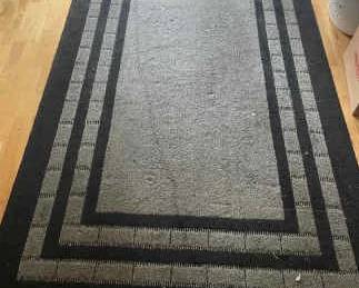 Black Gray Rug