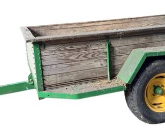 John Deere Wooden Trailer
