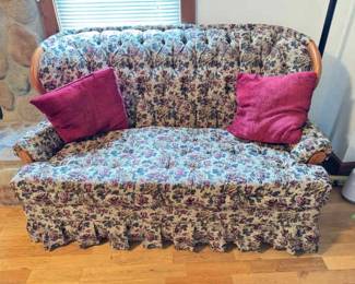Floral Two Seater Couch