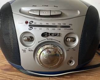 GPX Stereo Cassette Tape Player AM FM Radio