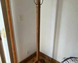 74 Vintage Wood Coat Rack Sturdy