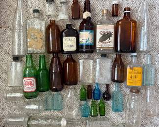 Antique Glass Bottles