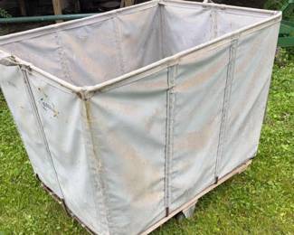 Large Push Cart Storage Bin