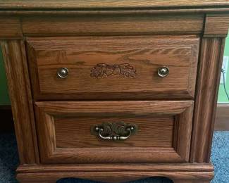 Broyhill Oak Night Stand