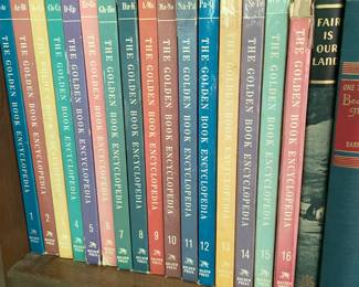 Nice set of 16 The Golden Book Encyclopedia books