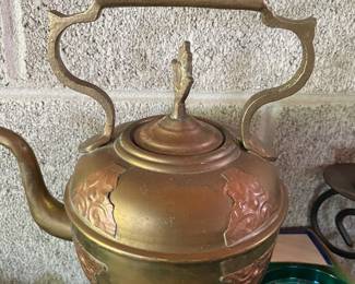 Brass tea pot