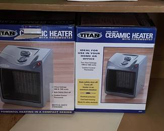 2 ceramic heaters