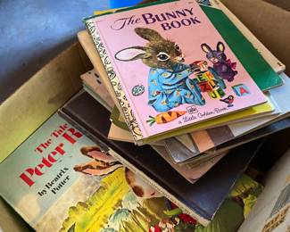 Lots and lots and lots of kids books from 50 and 60 years ago.
