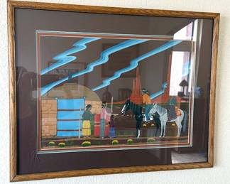 Arthur Begay (Navajo/Dine) screen print