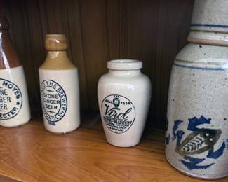 Vintage ceramic bottles