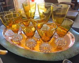 Amber glass