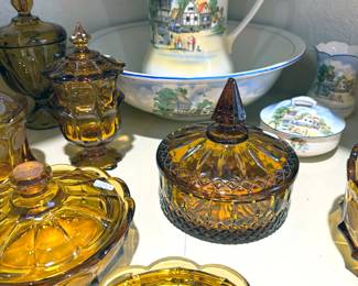 Amber glass