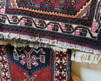 Persian/Caucasus region carpets, including tent bag