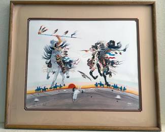 Rance Hood (Comanche) “Untamed Hearts” lithograph 408/1520