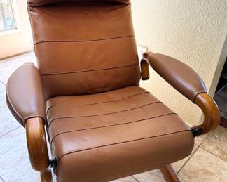 Leather armchair