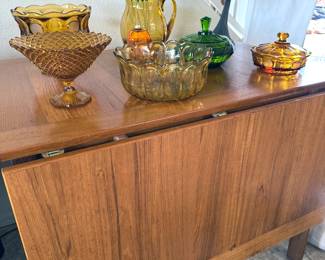 Glassware + MCM dining table