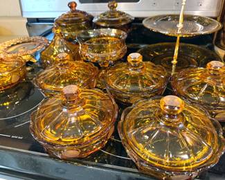 Amber glass