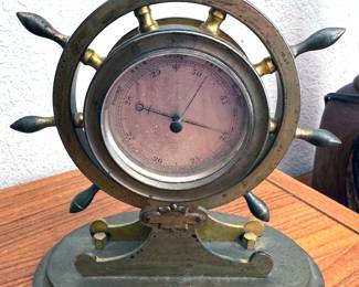 Vintage ship's barometer
