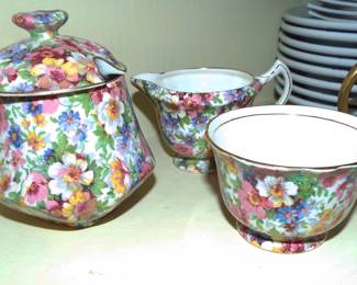 OLD FOLEY DU BARRY ENGLISH CHINTZ