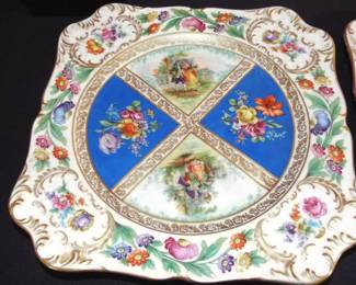 ROYAL BAVARIAN SCHUMANN DRESDEN PLATES