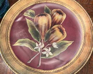 Designer plates! Beautiful!