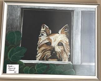 This pictured terrier is adorable!