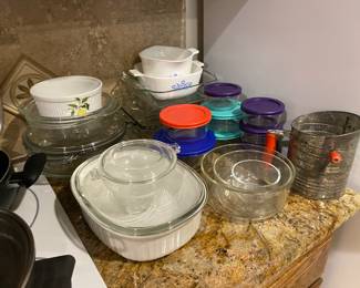 Mixing , storage and casserole dishes 