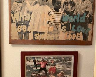 Retro Art! Love the message! 
