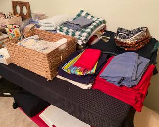 Table cloths & napkins 