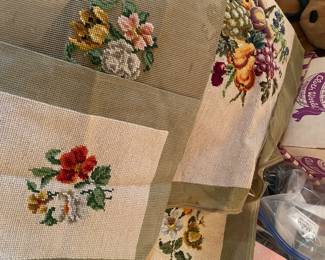 Cross stitch pillow or cushion embroidery