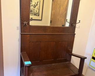 Antique Hall Tree