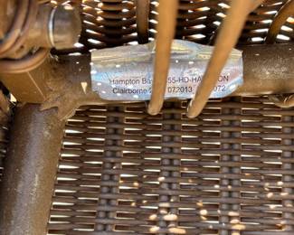 Hampton Bay - Clairborne 7-Piece Patio Dining Set -Rust-resistant Aluminum Frame - Resistant to mildew and rain -Tempered glass tabletop with tint 