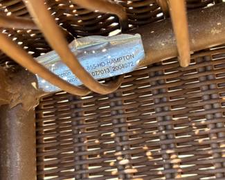 Hampton Bay - Clairborne 7-Piece Patio Dining Set -Rust-resistant Aluminum Frame - Resistant to mildew and rain -Tempered glass tabletop with tint 